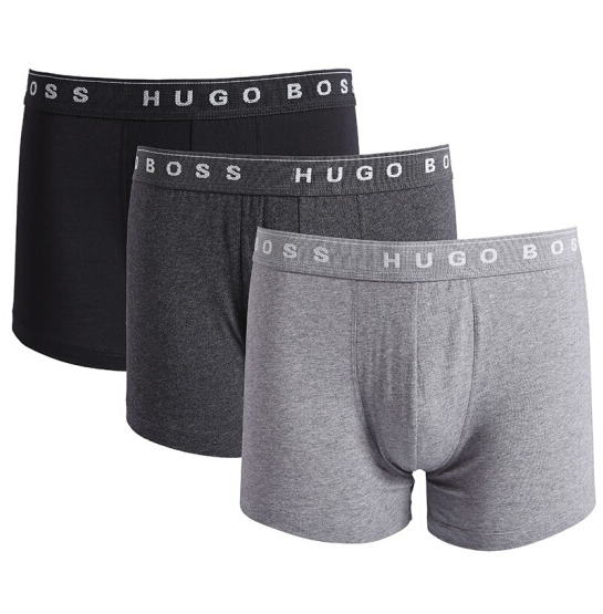 京東商城：限Plus會(huì)員，HUGO BOSS 男士平角內(nèi)褲3條裝新低￥119.5包郵（下單5折）