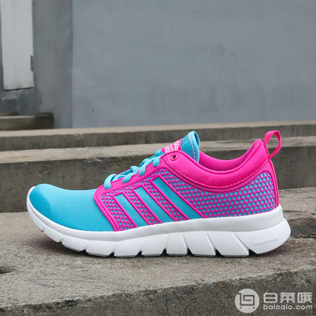亚马逊中国：adidas 阿迪达斯 Cloudfoam Groove 男女款休闲跑步鞋*2双￥450包邮（双重优惠 折合￥225/双）