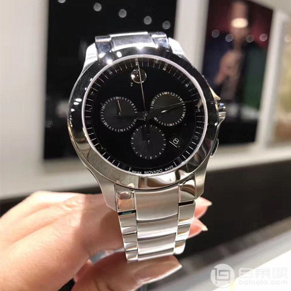 Movado 摩凡陀 Masino系列 0606885 男士三眼计时时装腕表 9免费直邮到手￥1890（需用优惠码）