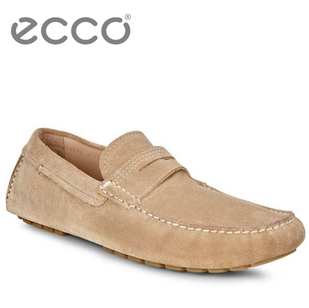 ECCO 爱步 Moc 2.0 男士真皮休闲乐福鞋 .99 国内￥2199到手￥645