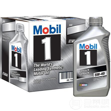 京东全球购：Mobil 美孚1号 全合成机油 5W-40 946ml*6瓶￥285.04含税包邮（需领￥50优惠券）