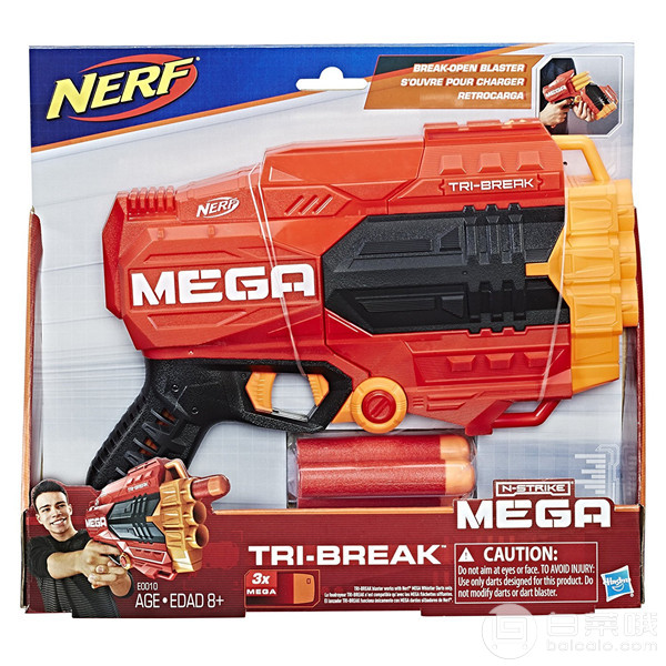 亚马逊海外购：金盒特价，Hasbro 孩之宝 Nerf N-Strike精英系列 玩具枪 Prime会员凑单免费直邮含税到手￥83