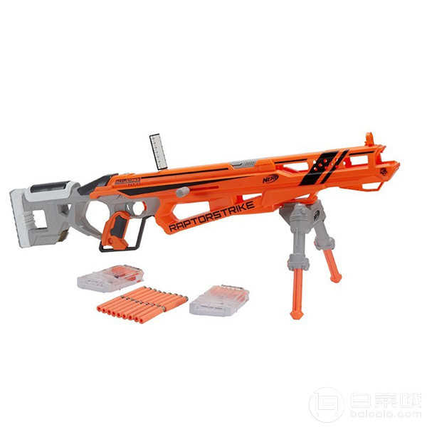 亚马逊中国：Hasbro 孩之宝 Nerf 热火 Elite 精英系列 迅猛龙发射器C1896+凑单品￥329.34包邮（需领2件6折优惠码）