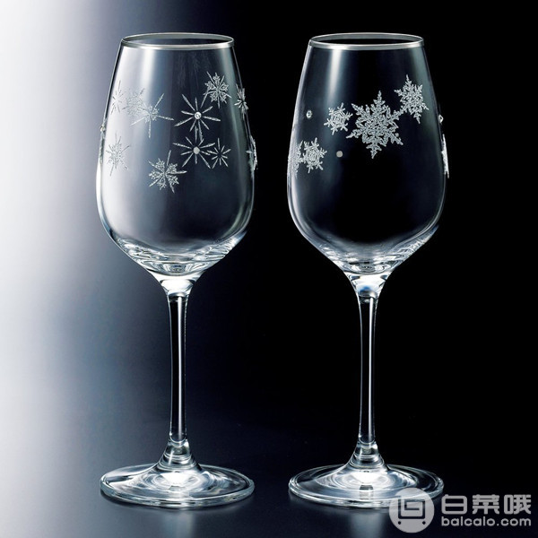 Narumi 鸣海 雪花&星星 红酒高脚玻璃对杯 2只装228.14元（可3件9折）