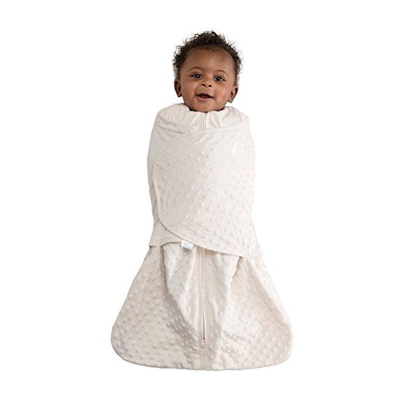 镇店之宝，HALO 包裹式点点绒2合1婴儿安全睡袋 0~3个月￥60（需领2.5折优惠码）