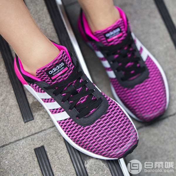 adidas 阿迪达斯 Neo运动生活系列 Cloudfoam Race 女士休闲跑步鞋 三色￥273.12包邮
