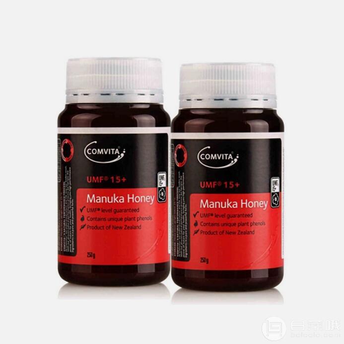 Comvita 康维他 麦卢卡活性蜂蜜 UMF15+ 250g*2瓶￥359包邮包税