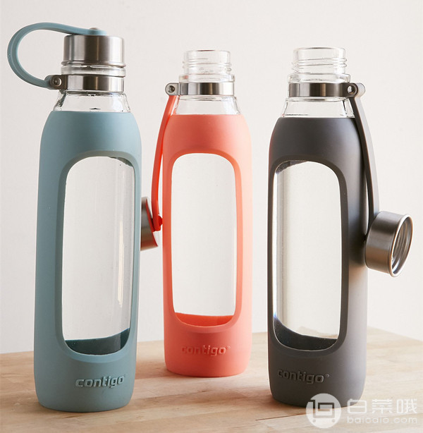 Contigo 康迪克 Purity Glass 纯玻璃运动水壶590ml Prime会员凑单免费直邮含税到手新低￥83