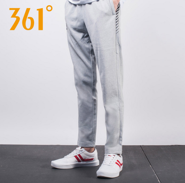 361度 男式春季直筒宽松针织休闲运动裤 2色￥59包邮（需用￥30优惠券）