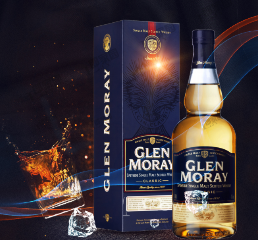 限Plus会员，Glen Moray 格兰莫雷 经典原味 斯佩塞 单一麦芽 威士忌 700ml￥128包邮