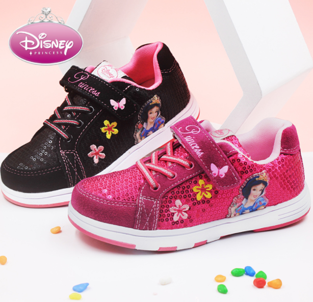 迪士尼 女童春秋款运动休闲鞋 2色需￥49包邮（需用￥20优惠券）