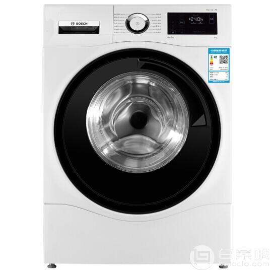 Bosch 博世 XQG90-WAU284600W 9公斤 变频滚筒洗衣机秒杀新低3588元包邮