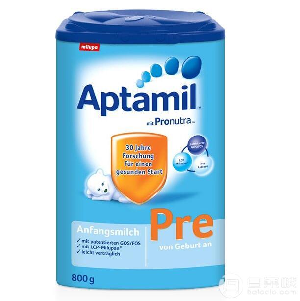 临期特价，Aptamil 爱他美 pre段婴幼儿奶粉  0-6个月 800g新低￥69