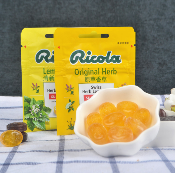 瑞士进口 利口乐 Ricola香草柠檬无糖薄荷润喉糖 20包19.9元包邮（需用优惠券）