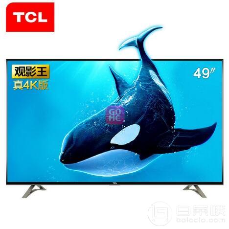 TCL D49A620U 49英寸 4K液晶电视￥1899包邮