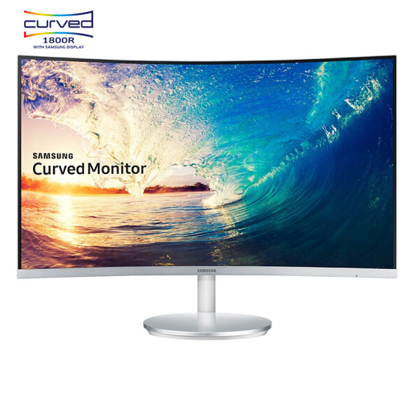 SAMSUNG 三星 27英寸 1800R窄边框曲面液晶显示器 C27F591FDC￥1499包邮