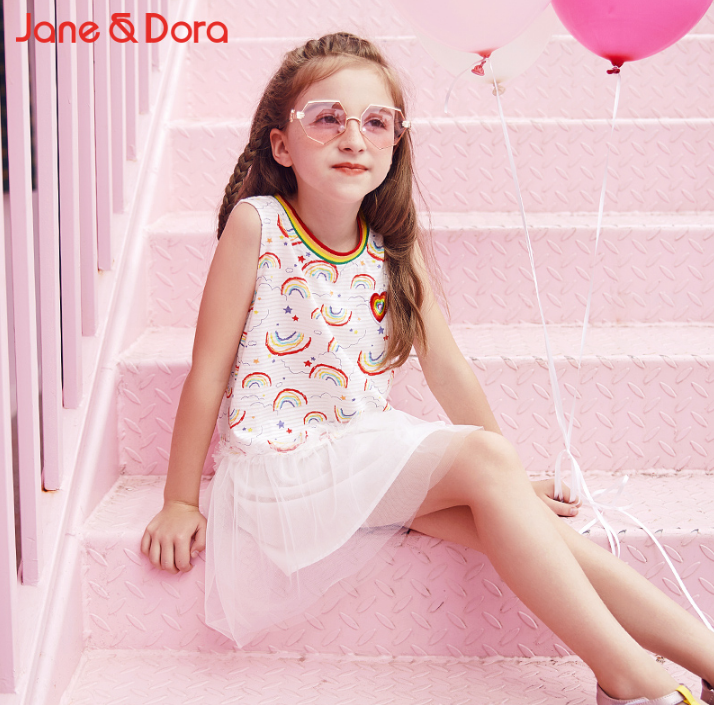 Jane&Dora 简多拉 2018新款洋气公主裙￥59包邮（双重优惠）
