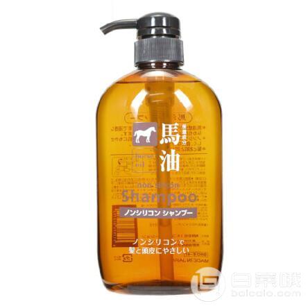 熊野油脂 无硅油马油洗发水 600ml凑单低至23元/瓶（双重优惠）