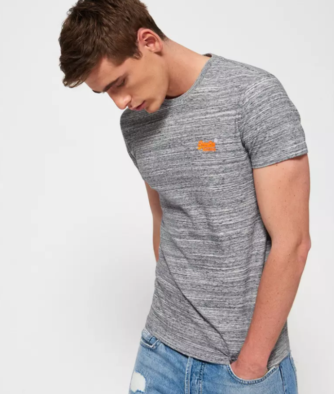 Superdry 极度干燥 Orange Label系列 男士复古圆领T恤 M10007OQ 2色￥100.1包邮（需领7折优惠券）