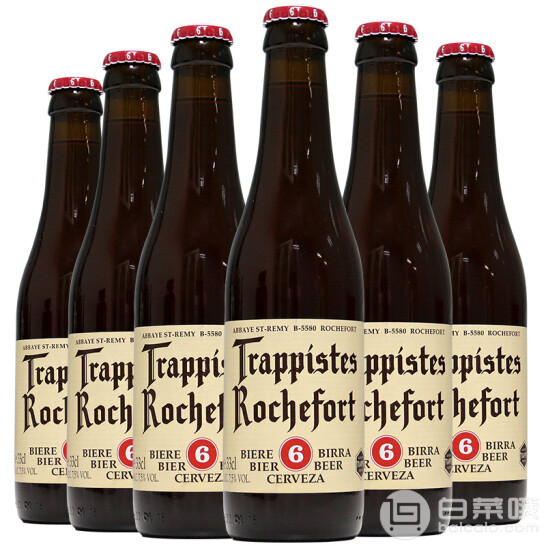 比利时原装进口，Rochefort 罗斯福 6号精酿啤酒 瓶装330ml*12支新低￥174.4包邮（2件8折）