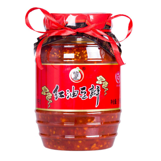 恒星 郫县红油豆瓣酱1100g*2罐￥13.78包邮（双重优惠）