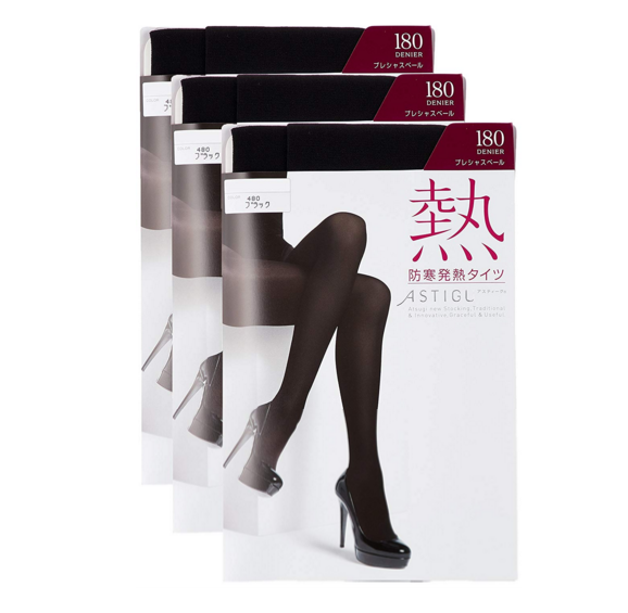 ATSUGI 厚木 防寒发热系列 TL1051 女士连裤袜180D 3双装146.86元（1件85折）