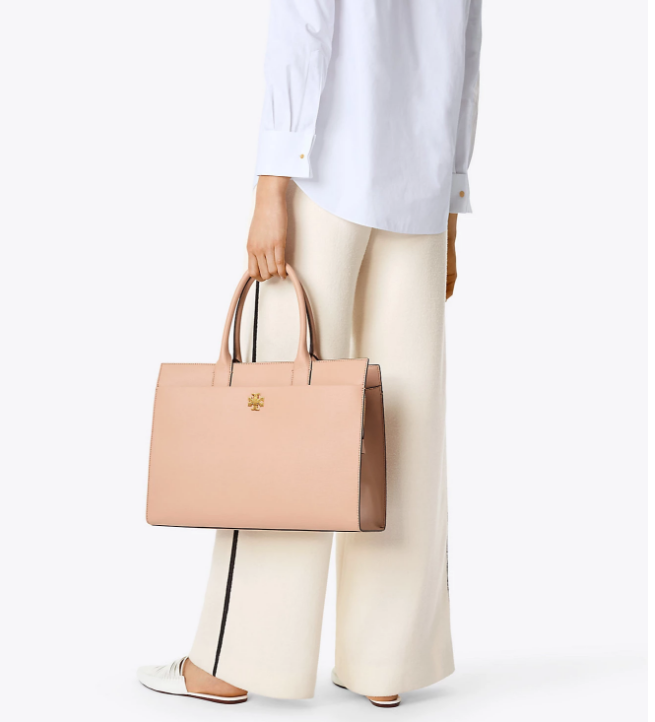 18年春夏新款，TORY BURCH KIRA 女士真皮托特包 1.3（9 下單7折）到手1780元