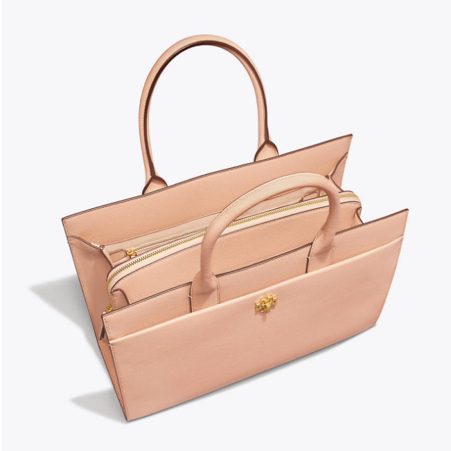 18年春夏新款，TORY BURCH KIRA 女士真皮托特包 1.3（9 下單7折）到手1780元