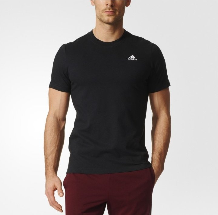 限尺码，18夏款 adidas 阿迪达斯 运动基础系列 男士纯棉短袖T恤 多色65元