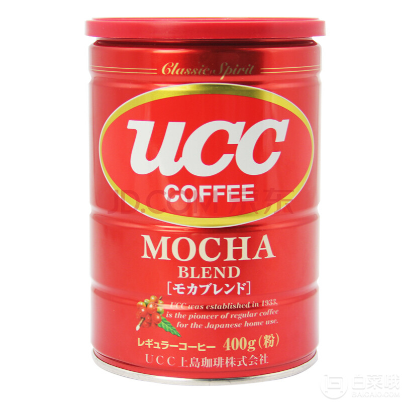 UCC 悠诗诗 摩卡综合焙炒咖啡粉 400g*2罐+凑单品 ￥69.534.75元/罐