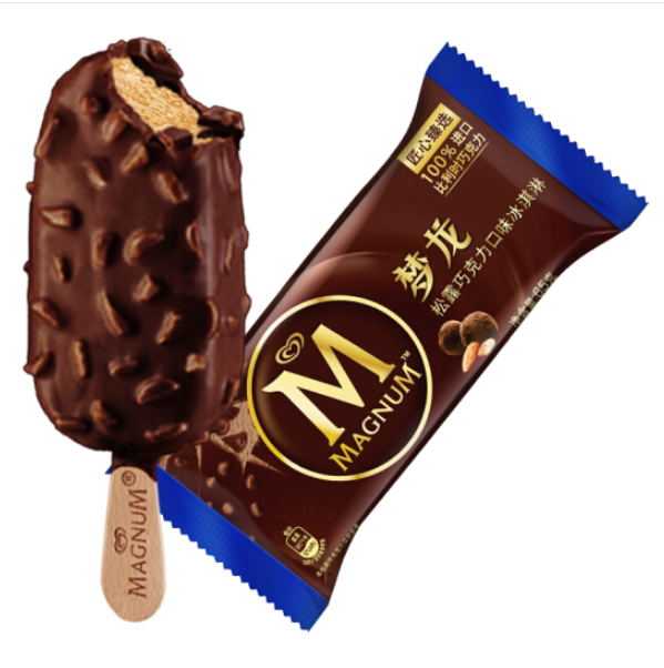 限地区PLUS会员，和路雪 梦龙 松露巧克力冰淇淋 65g*4支*5件97.15元（4.86元/支）