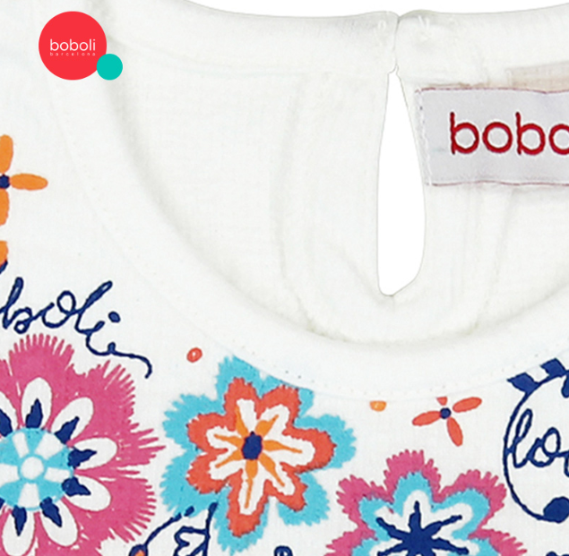 西班牙著名童装品牌，boboli 女宝宝圆领棉质短袖T恤 23512329元包邮（需用90元优惠券）