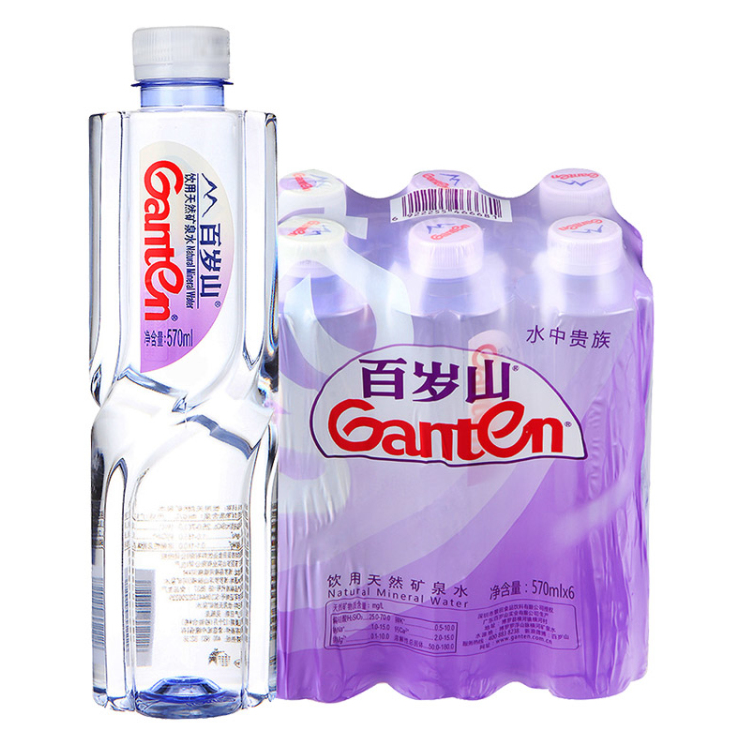 限Plus会员，百岁山 饮用天然矿泉水 570ml*6瓶*2件 23.84元11.92元每件（2件8折）