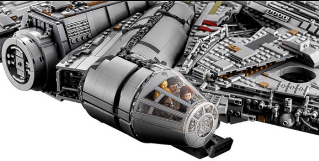 补货！LEGO 乐高 Star Wars TM 星球大战系列 豪华千年隼 751924188.72元（京东旗舰店7399元）