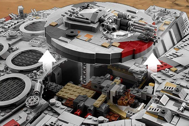 突降￥133新低！LEGO 乐高 Star Wars TM 星球大战系列 豪华千年隼 75192新低3766.86元（京东旗舰店6099元）