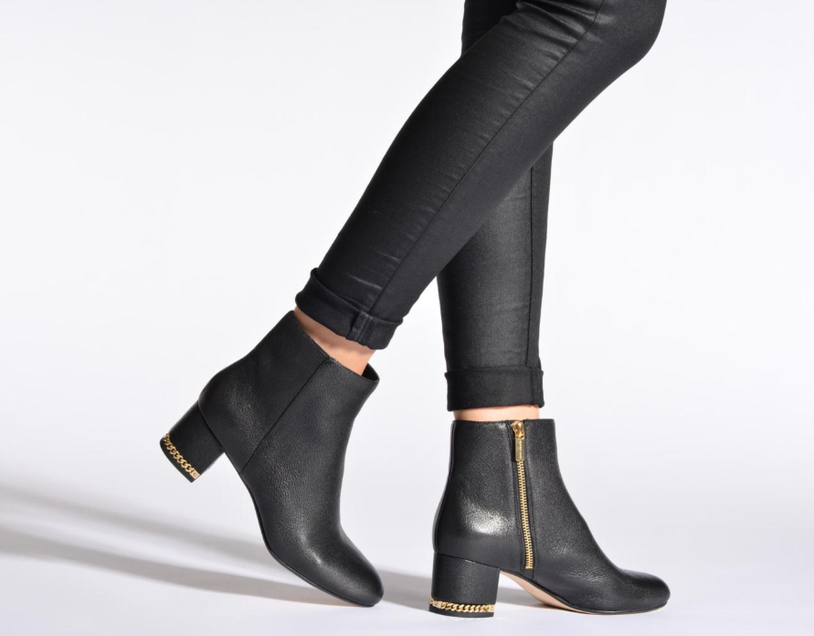 Michael Kors Sabrina Mid Bootie 女士真皮短靴  .99到手575元