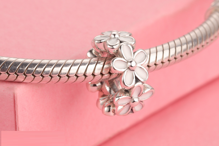 <span>雙十一預(yù)售白菜！</span>PANDORA 潘多拉  珍愛雛菊925銀 琺瑯小串飾 791495EN12新低80元（需定金20元）