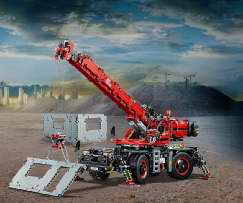 限黑卡会员，18下半年科技旗舰 LEGO 乐高 机械组 42082 复杂地形起重机新低1381.44元包邮（双重优惠）