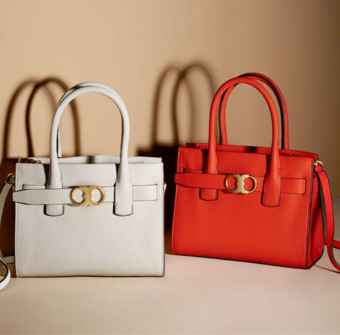 Tory Burch 托里·伯奇 GEMINI LINK 小號(hào)真皮托特包 9.04（需優(yōu)惠碼）免費(fèi)直郵到手1650元