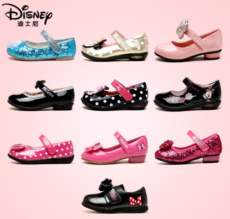 Disney 迪士尼米奇亮片公主鞋 多款49元包邮（需用优惠券）