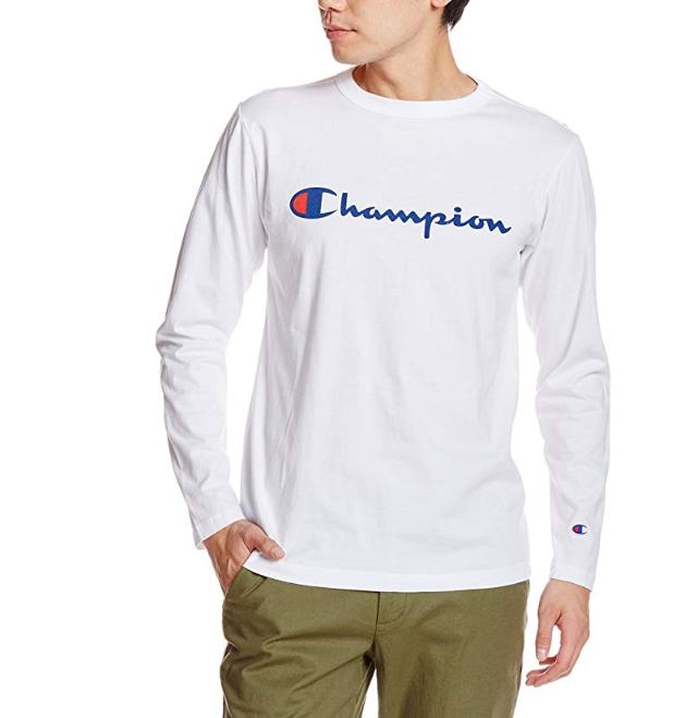 日版，Champion 冠军牌 男士长袖T恤 Prime会员凑单免费直邮含税到手184元
