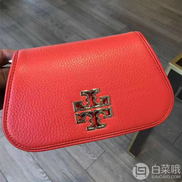 Tory Burch 托里·伯奇 Britten 女士真皮斜挎包39058 两色1195元包邮（下单5折）