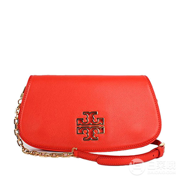 Tory Burch 托里·伯奇 Britten 女士真皮斜挎包39058 两色1195元包邮（下单5折）