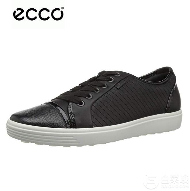 限35码，ECCO 爱步 Soft 7 柔酷7号 女士牛皮休闲鞋 Prime会员免费直邮含税到手426.26元