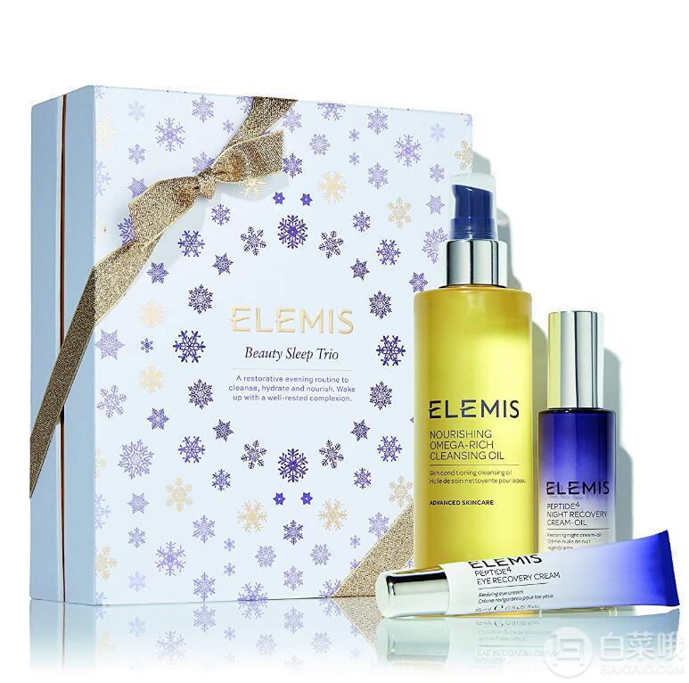 价值£119.5，Elemis Beauty 睡眠礼盒三件套 Prime会员免费直邮含税到手425.18元