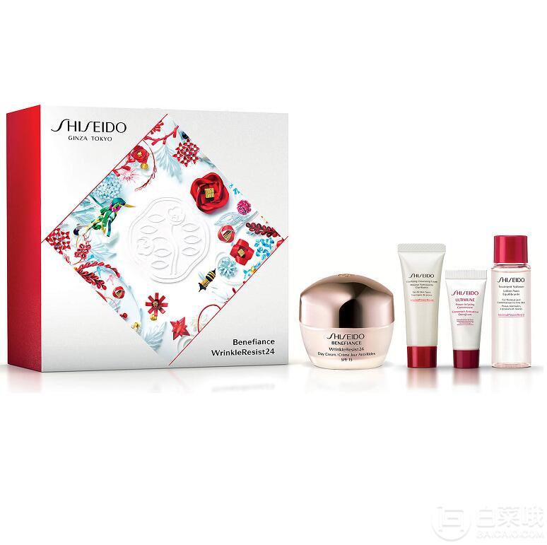 价值£93，Shiseido 资生堂  Benefiance 盼丽风姿超值护肤套装 ￡53.04（需用码）免费直邮到手463元