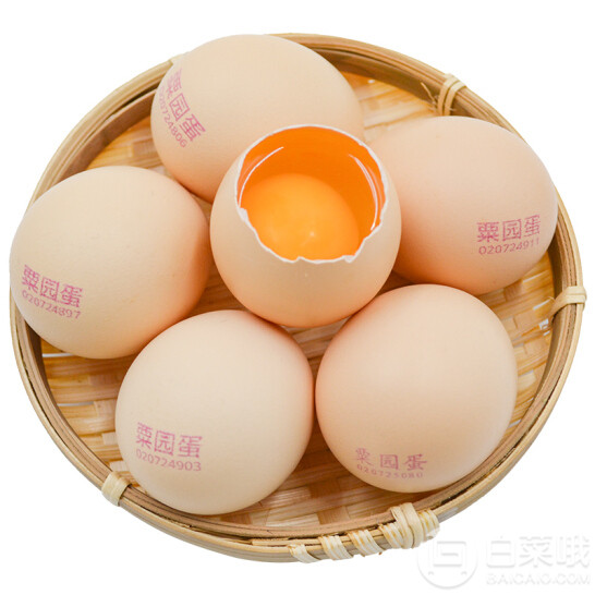 粟园 5A级鲜鸡蛋 30枚凑单低至21.5元