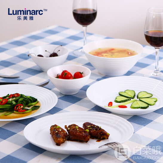 Luminarc 乐美雅 华瑞娜 钢化玻璃餐具 11件套 P127479元