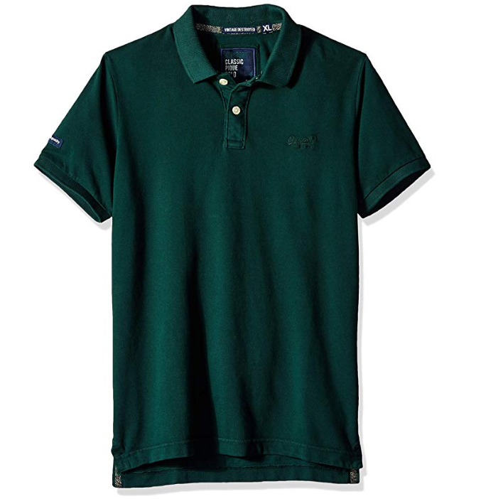限尺碼，Superdry 極度干燥 男士純棉Polo衫 Prime會員湊單免費(fèi)直郵含稅到手165元