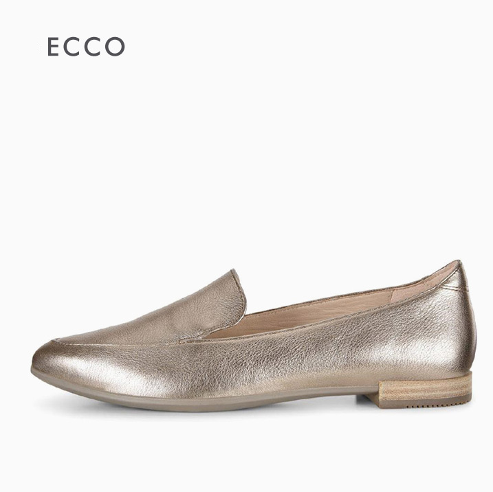19年春款码全，ECCO Shape Pointy  爱步 女士真皮平底鞋 .99 国内￥1569到手500元